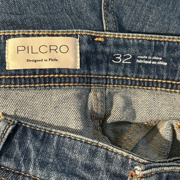 ANTHROPOLOGIE Pilcro Low Rise Slim Boyfriend Denim Shorts Size 32 NEW - Picture 6 of 8